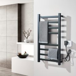 Wall-Mounted Electric Heated Towel Rack
